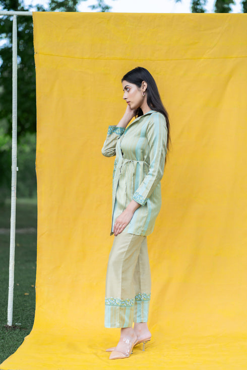 Hasrat Hand-Embroidered Wrap Dress